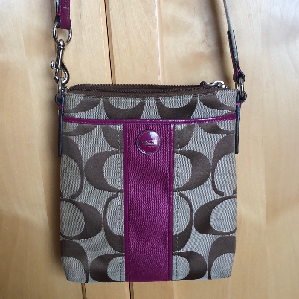 Coach cross body purse